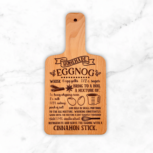 Eggnog Recipe Board