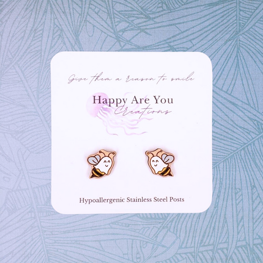 Boo Bee Stud Earrings
