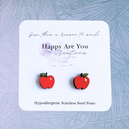 Apple Stud Earrings