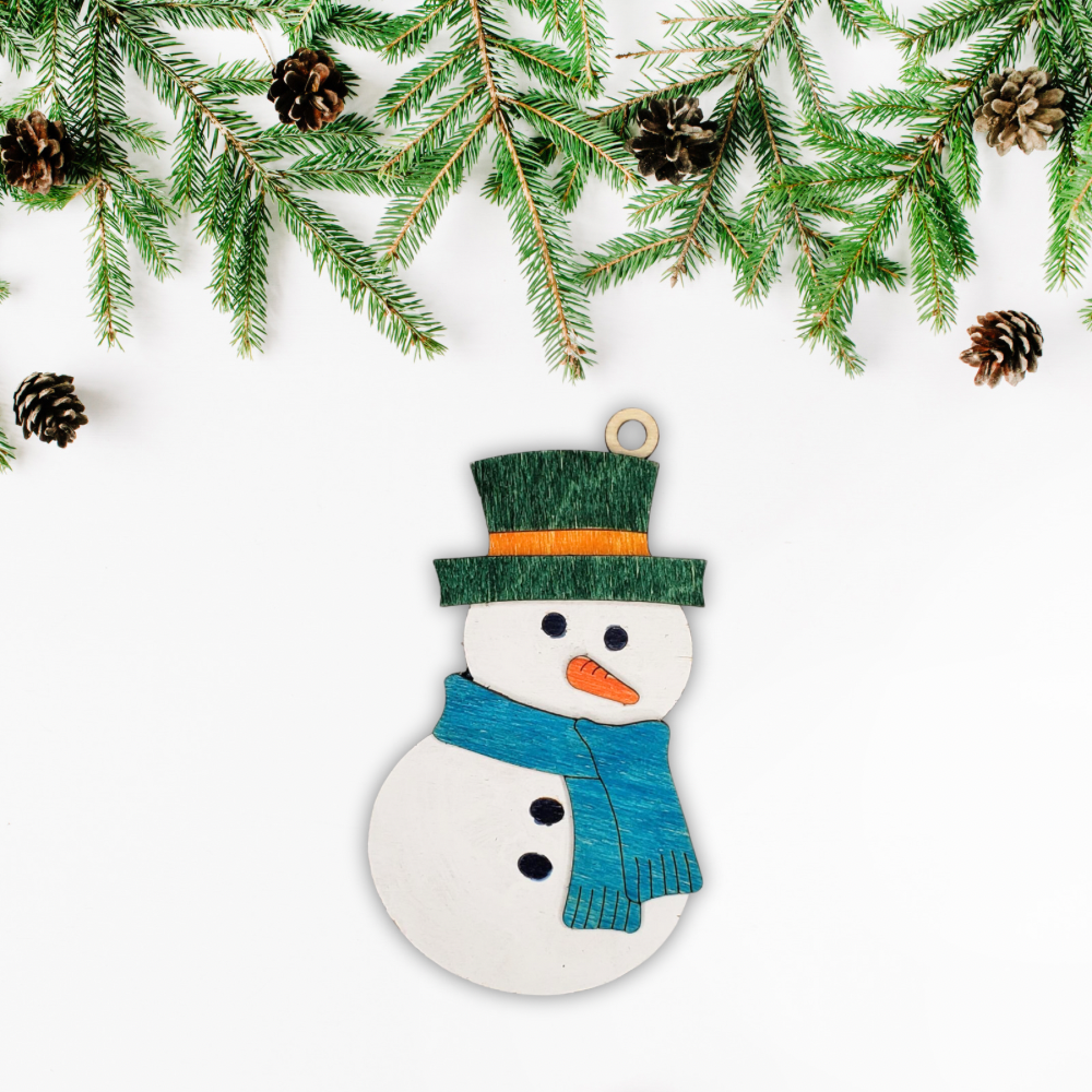 Snowman Punch Out Ornament