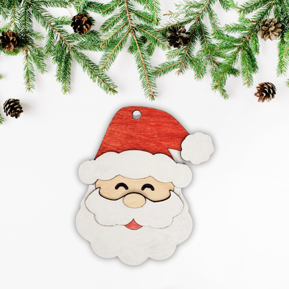 Santa Punch Out Ornament