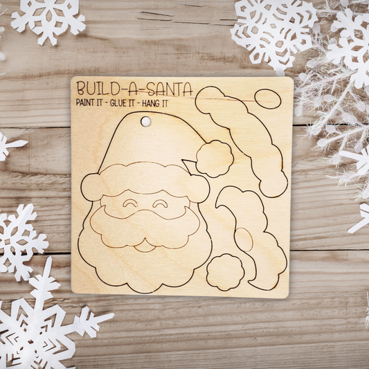 Santa Punch Out Ornament