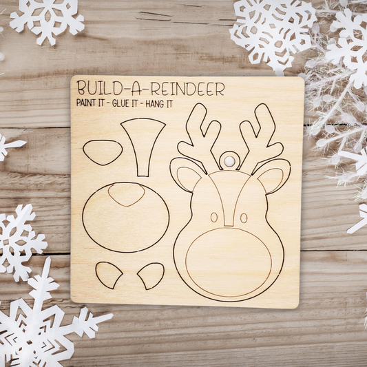 Reindeer Punch Out Ornament