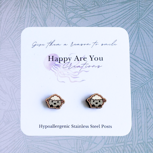 Sheep Stud Earrings