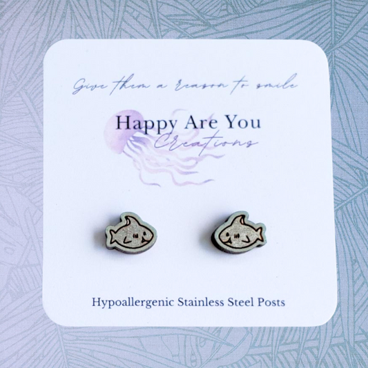 Shark Stud Earrings