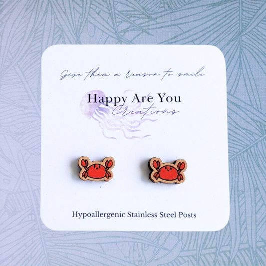 Crab Stud Earrings