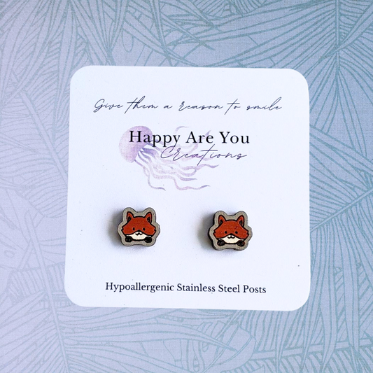 Fox Stud Earrings