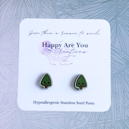 Tree Stud Earrings