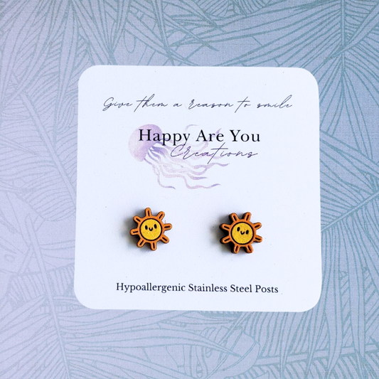 Sun Stud Earrings